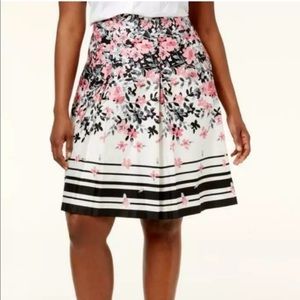 Floral A-Line Skirt
